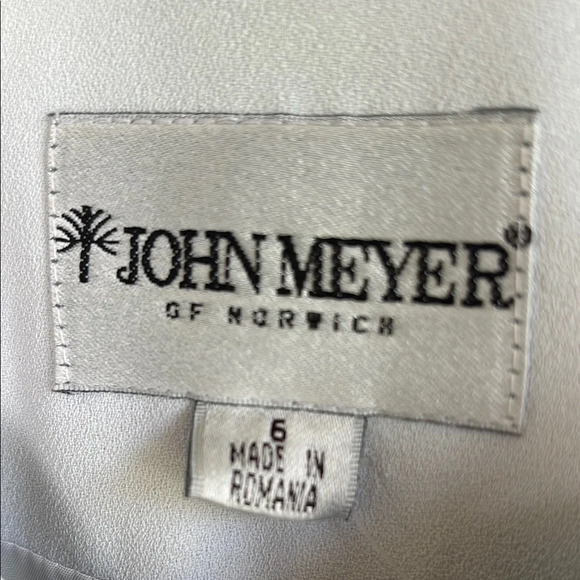 Vintage John Meyer Aqua Green Beaded Jacket & Skirt Set Women’s - Picture 3 of 17